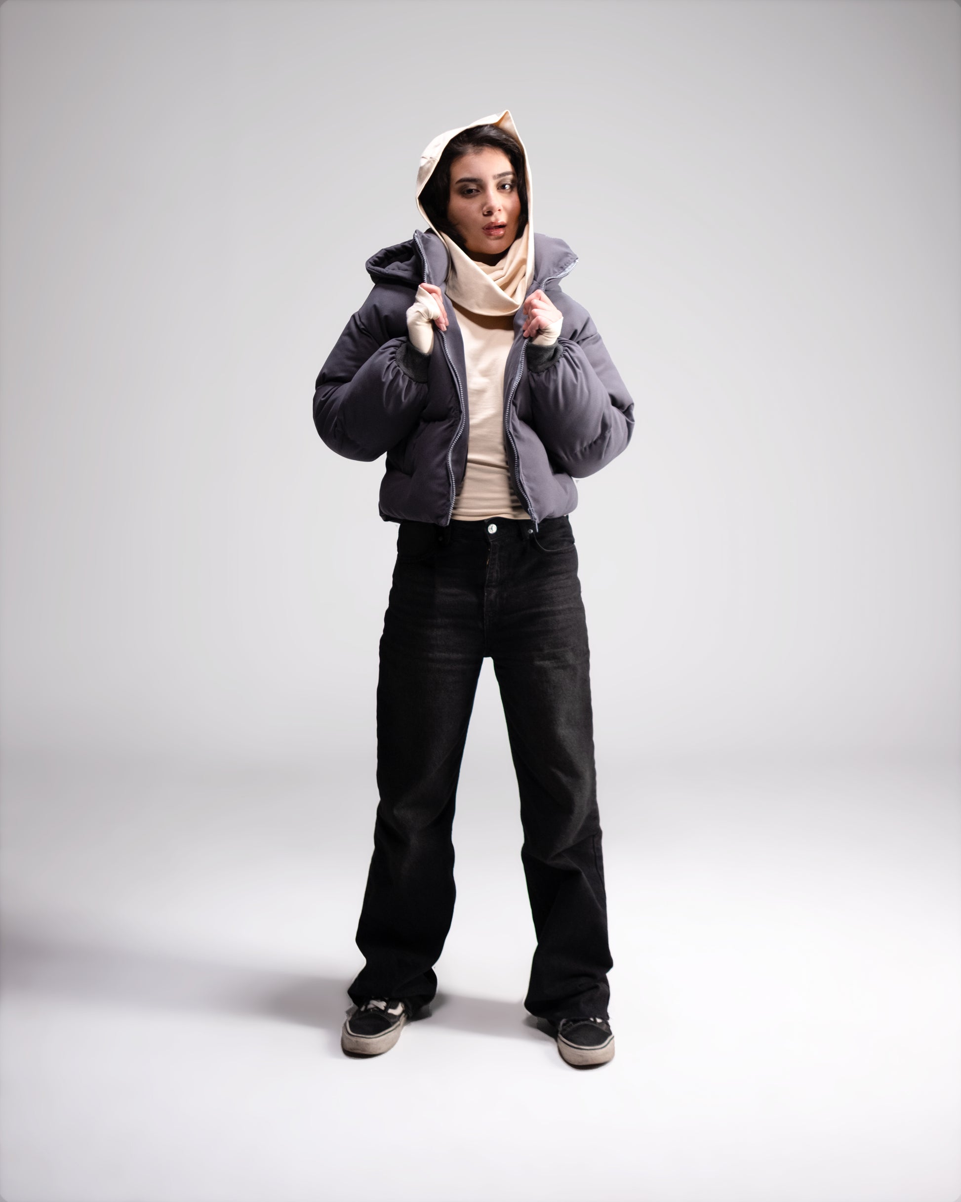 Gray Puffer jacket