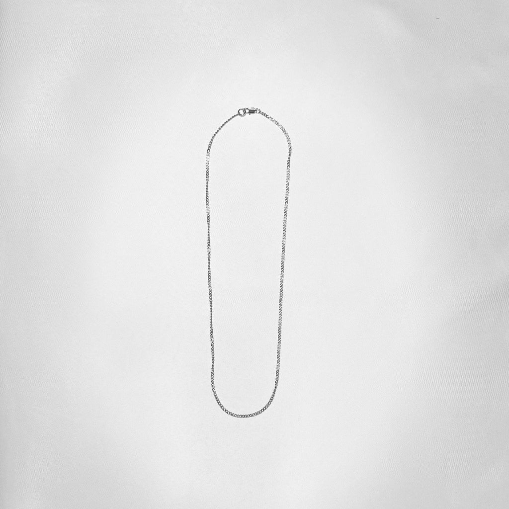Silver metal chain