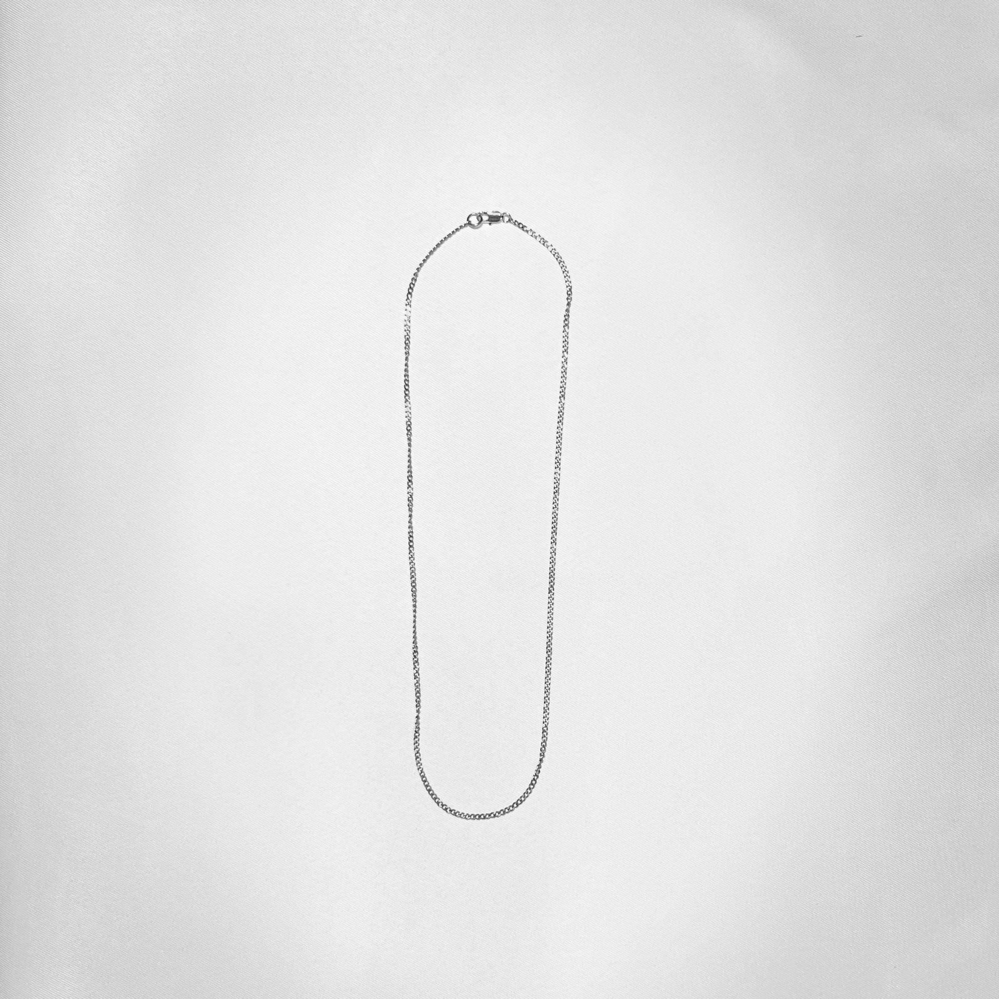 Silver metal chain