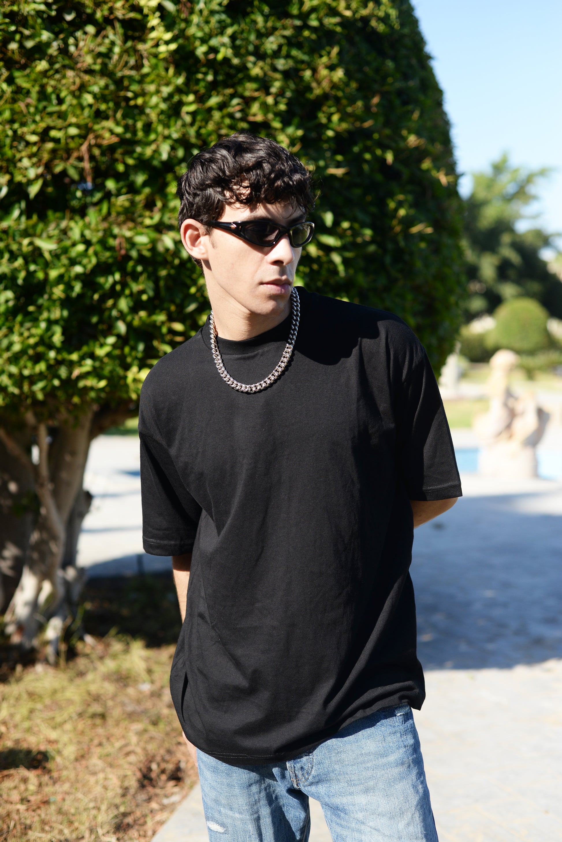 Black Printed T-Shirt