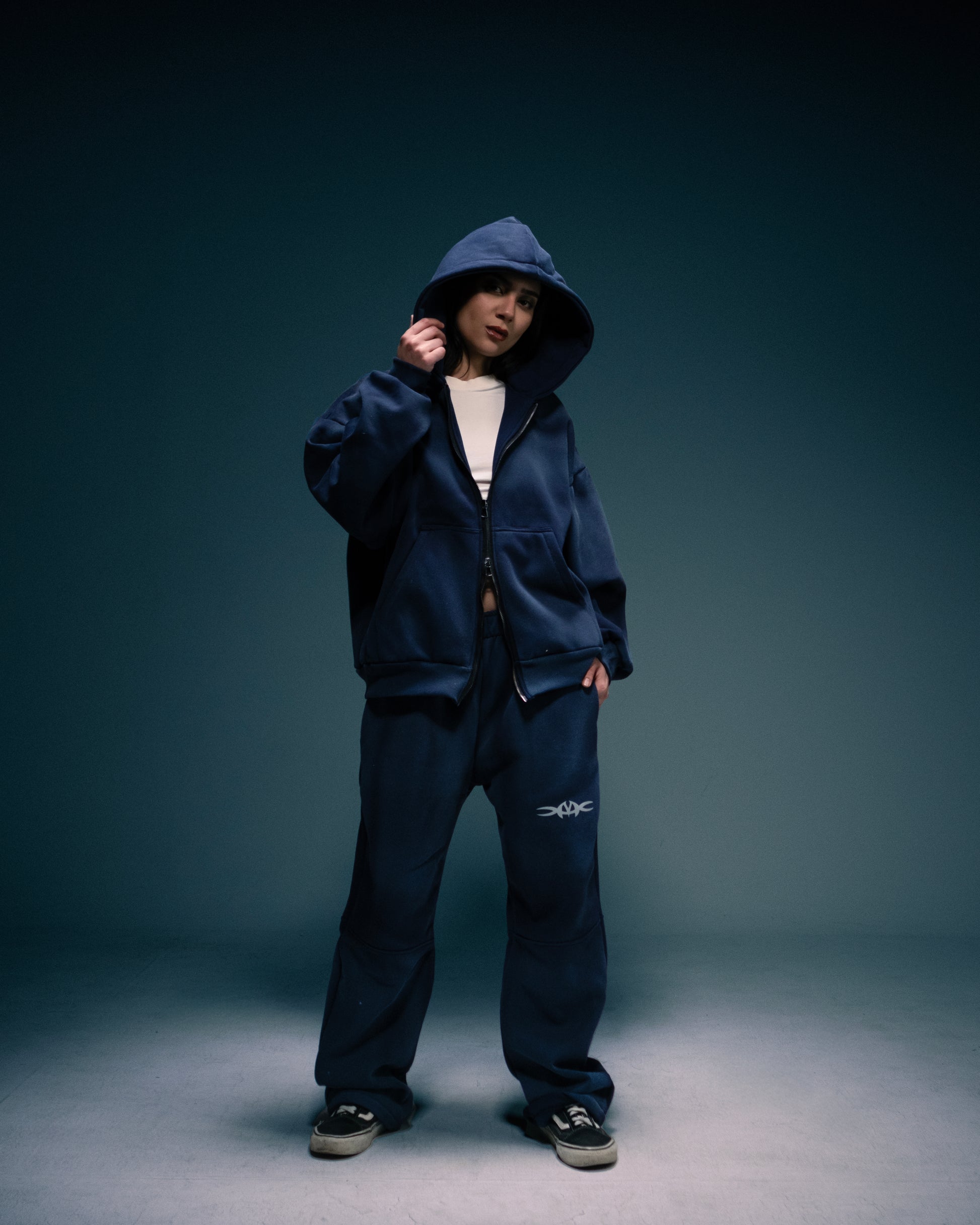 Relaxed fit washed tracksuit - 2items