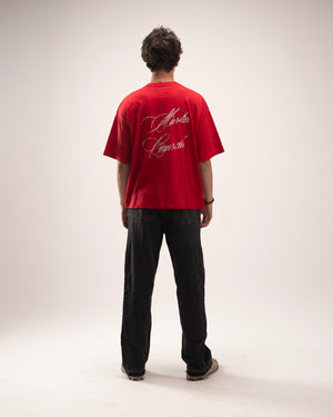 Boxy fit T-Shirt In Red