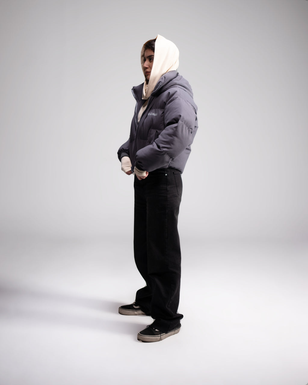 Gray Puffer jacket