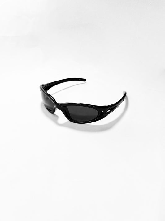 SWIFT OVAL SUNGLASSES IN BLACK