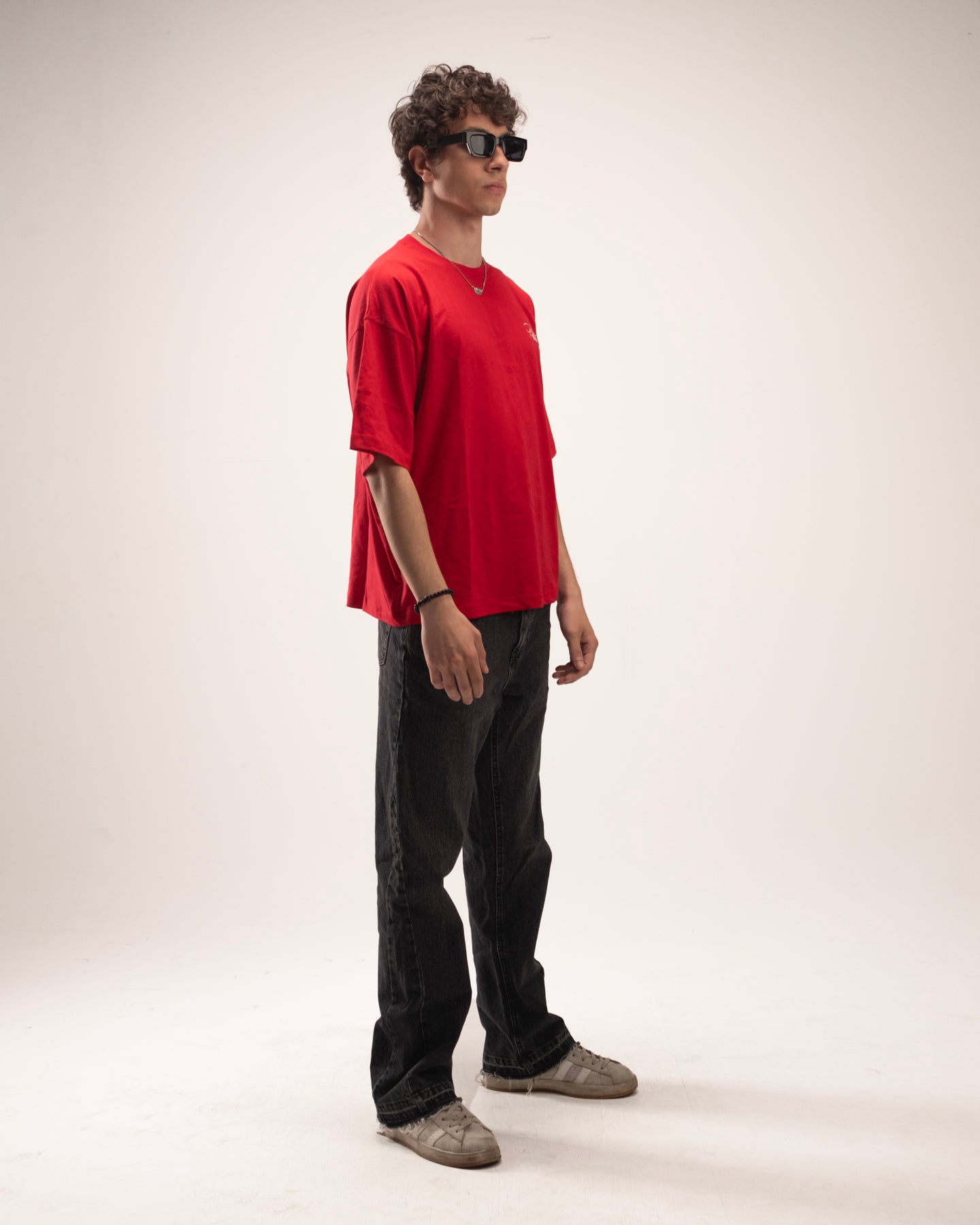 Boxy fit T-Shirt In Red