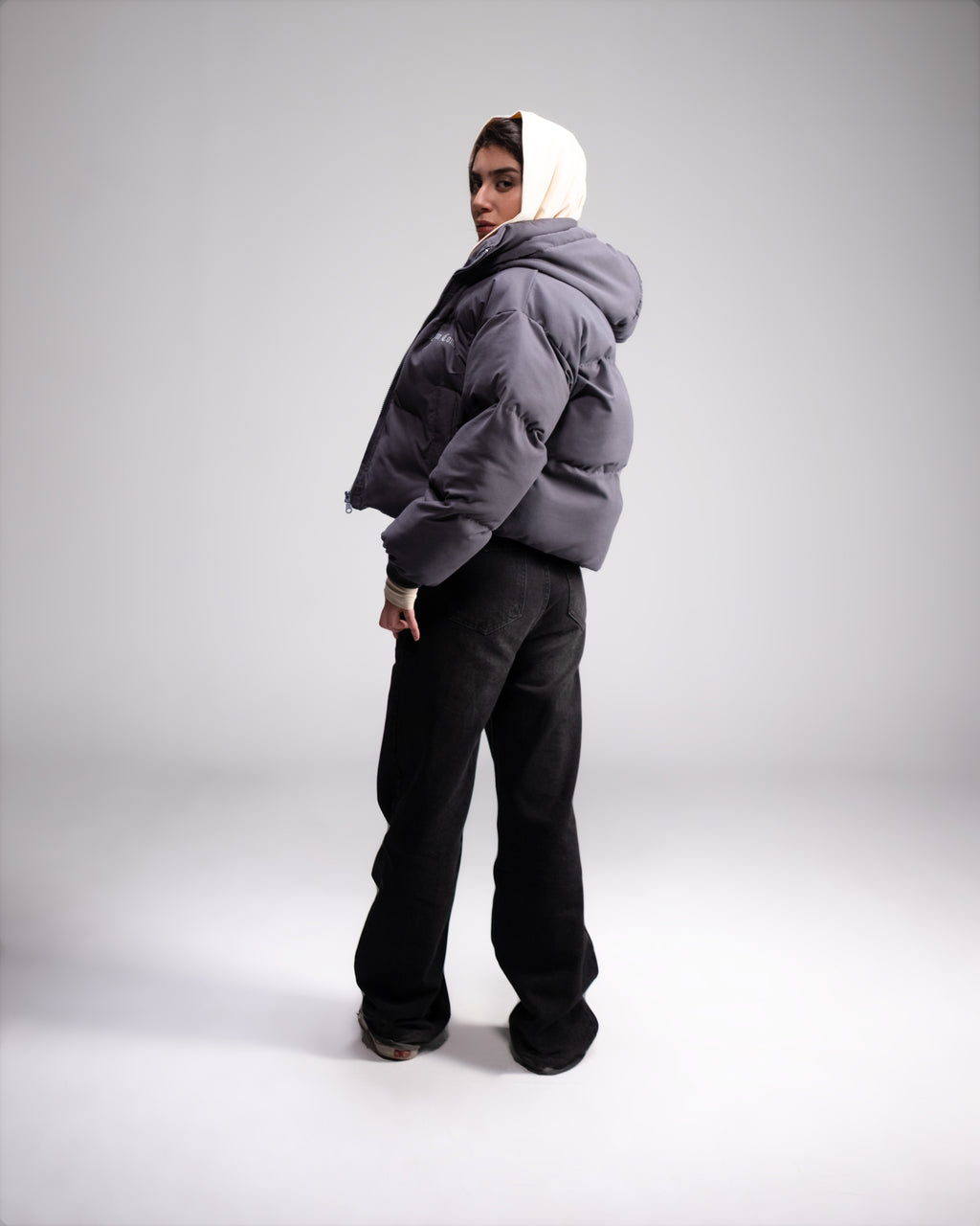 Gray Puffer jacket