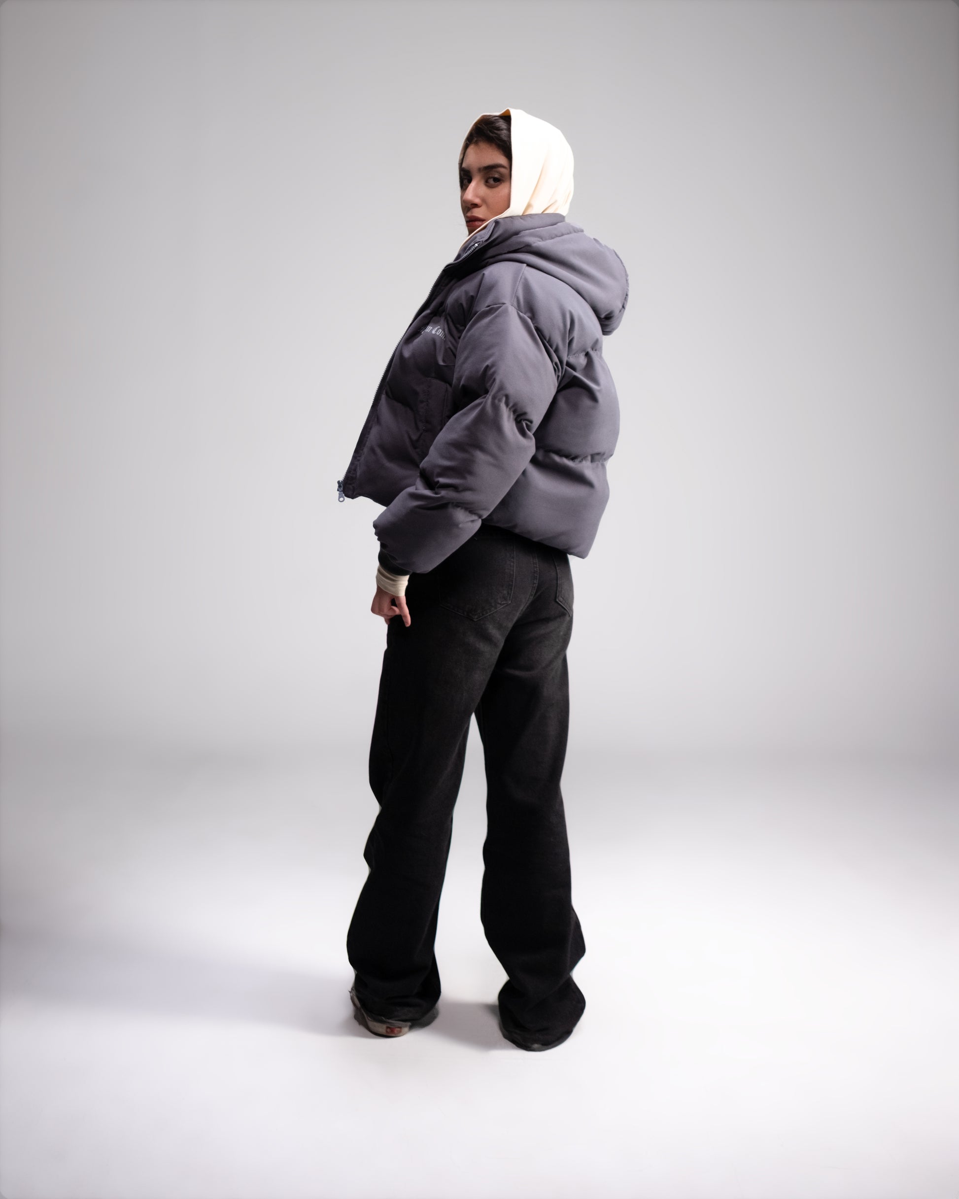 Gray Puffer jacket
