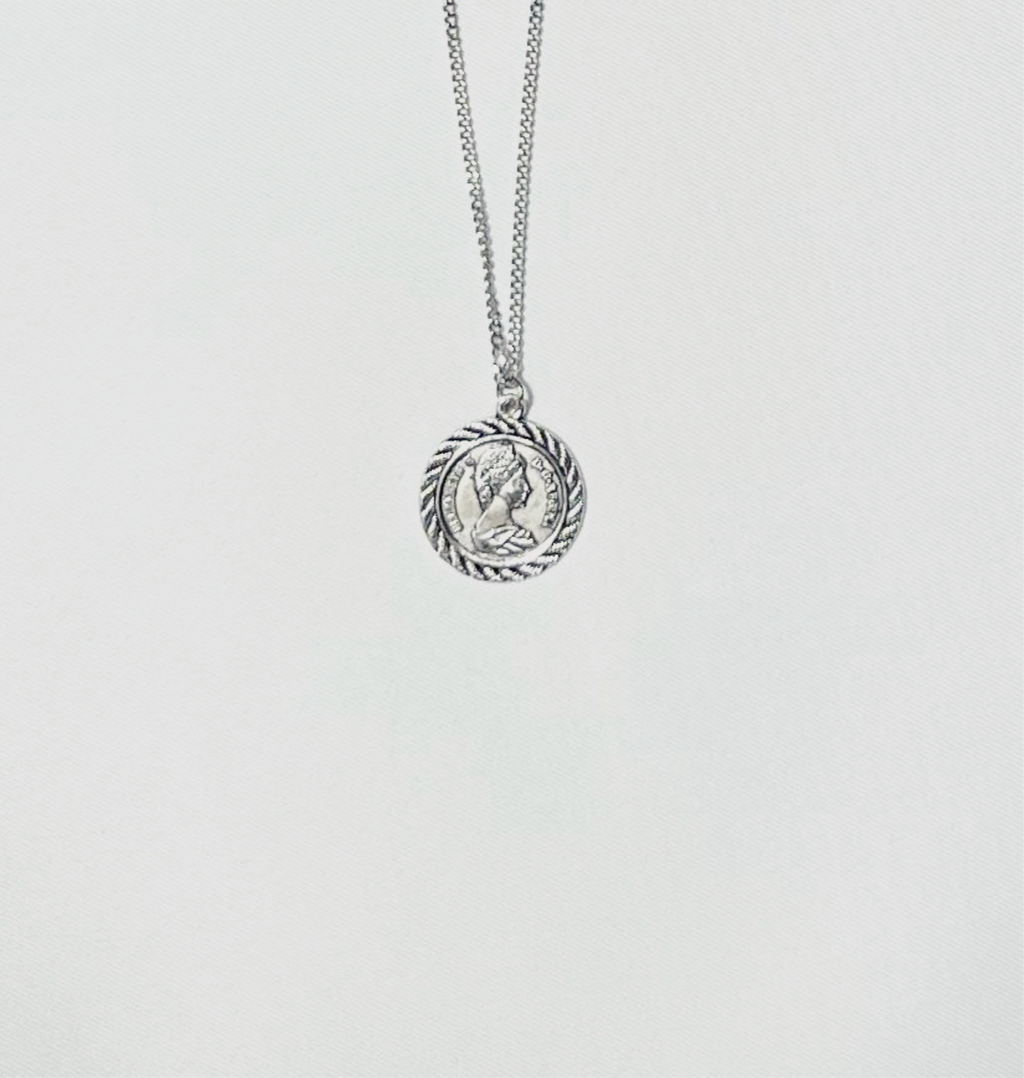 GREEK COIN NECKLACE