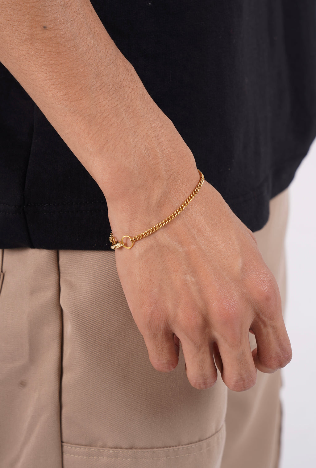 BRACELET WITH METAL LINKS