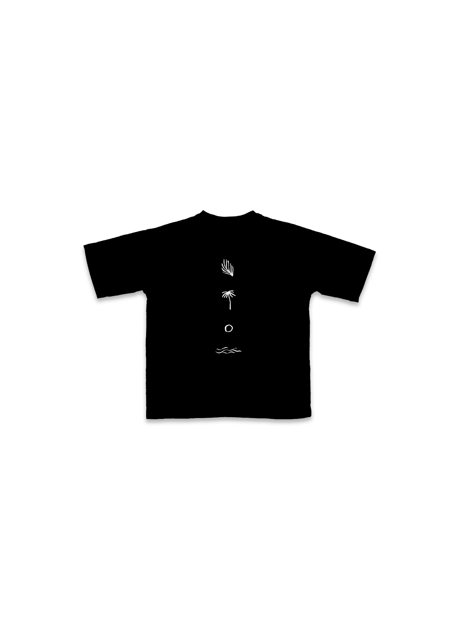 Black Printed T-Shirt