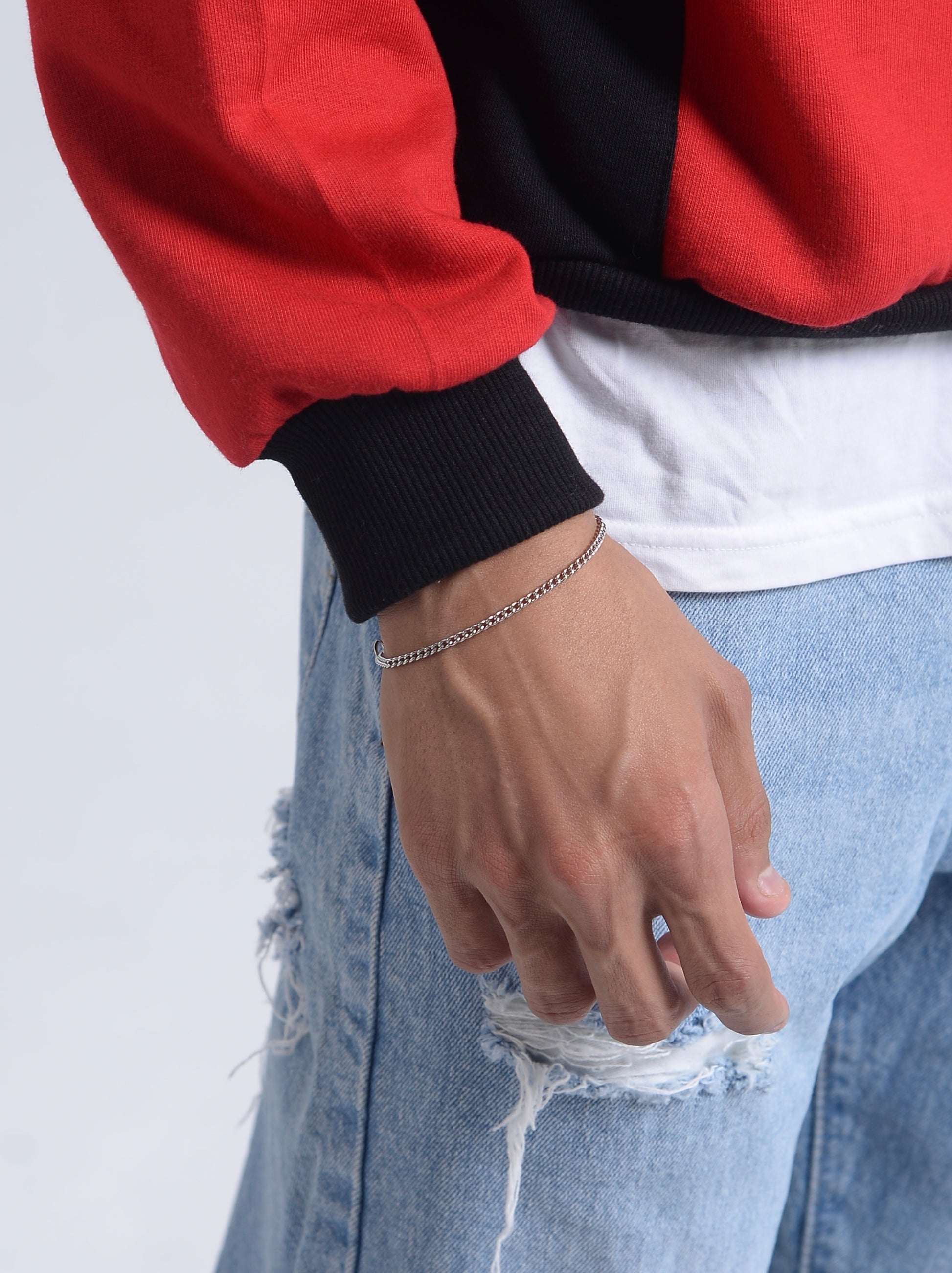 BRACELET WITH METAL LINKS