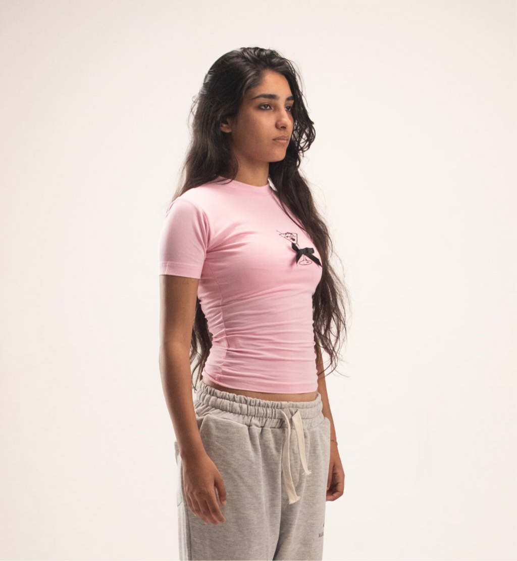 Printed Top in Pink