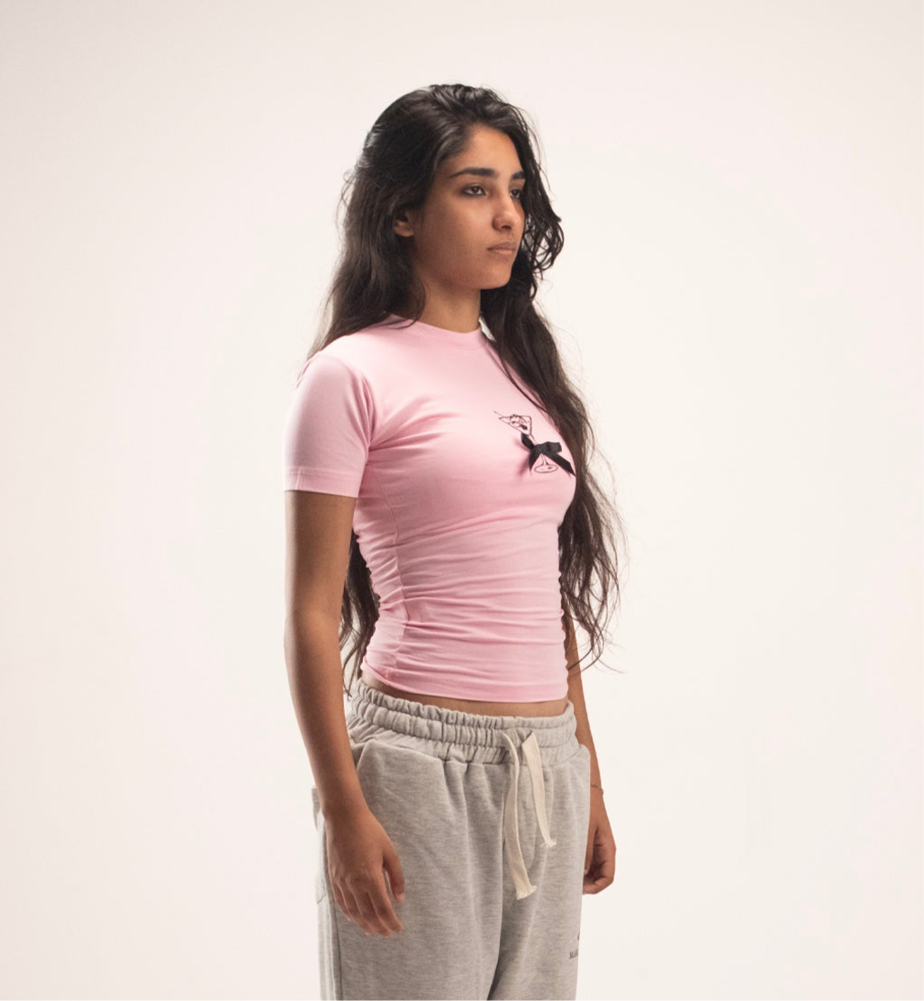Printed Top in Pink