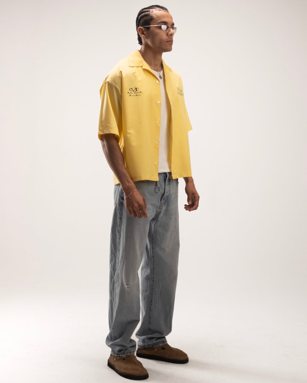 Boxy fit Shirt in yellow