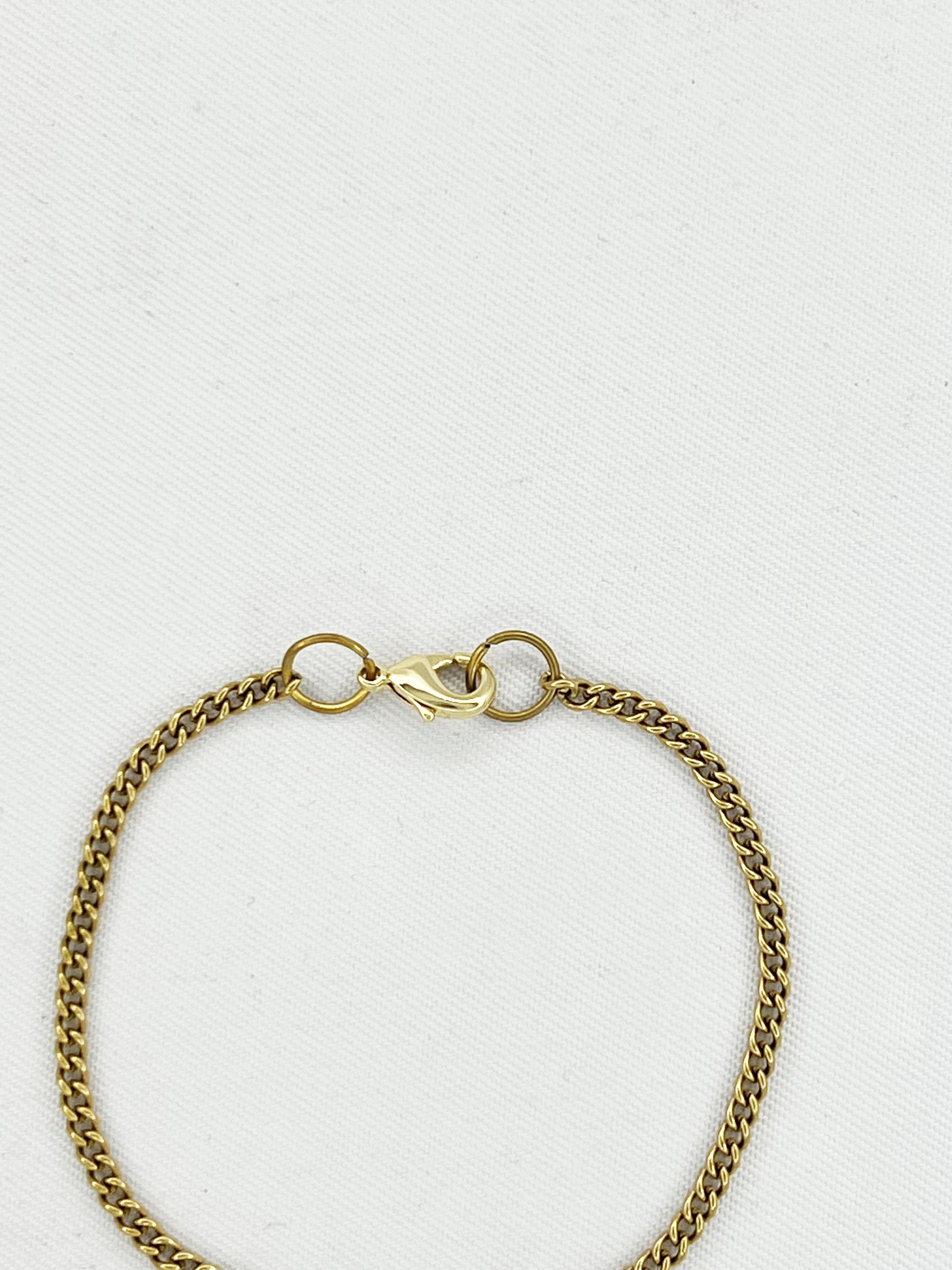 BRACELET WITH METAL LINKS