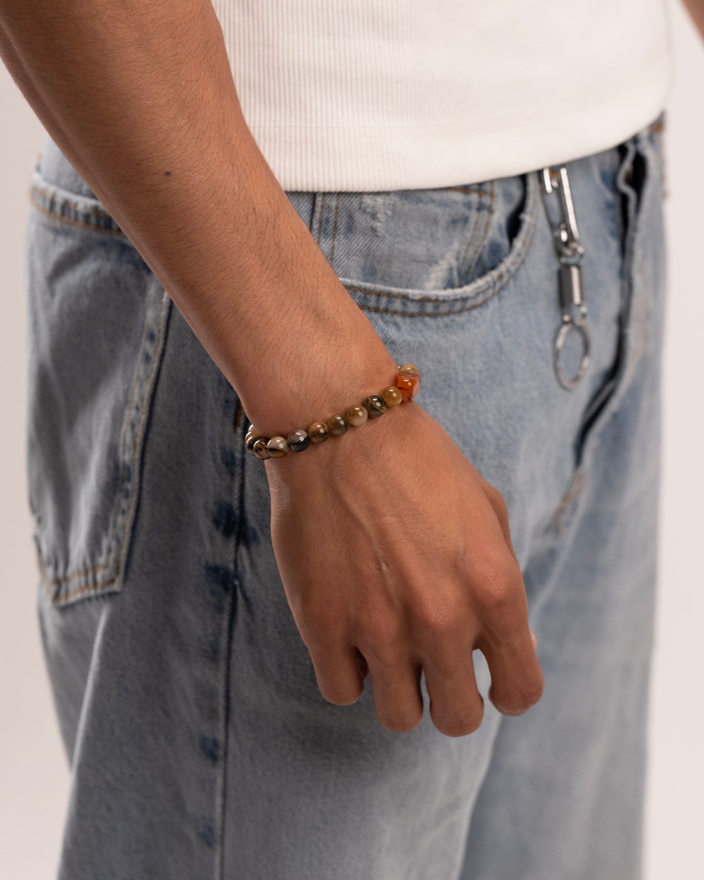 Stone Bead Bracelet