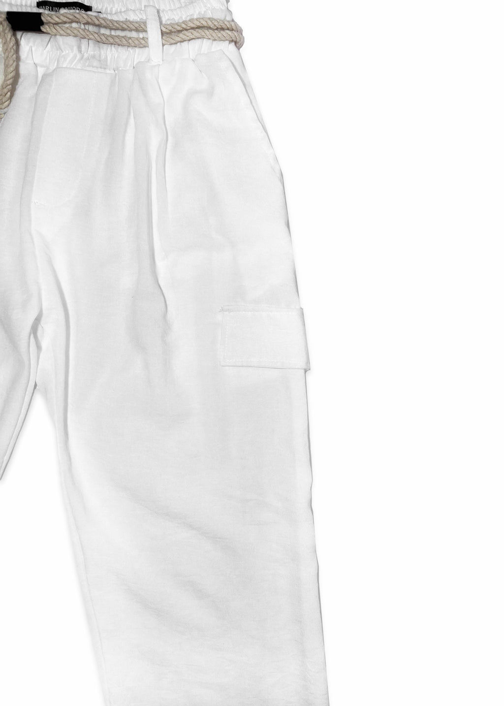 White Linen Trousers
