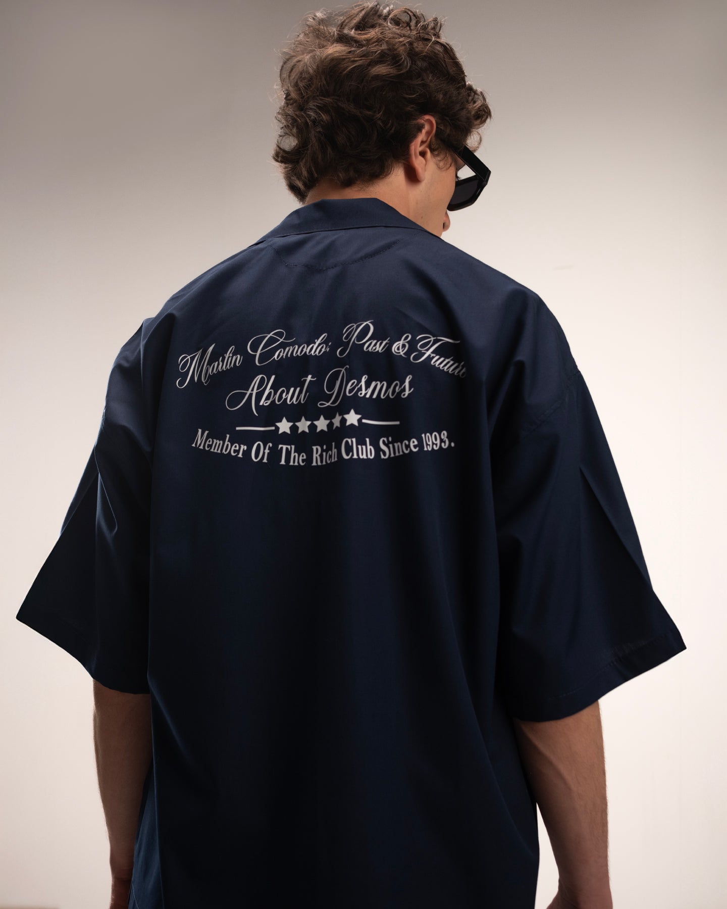 Boxy fit Shirt in Navy