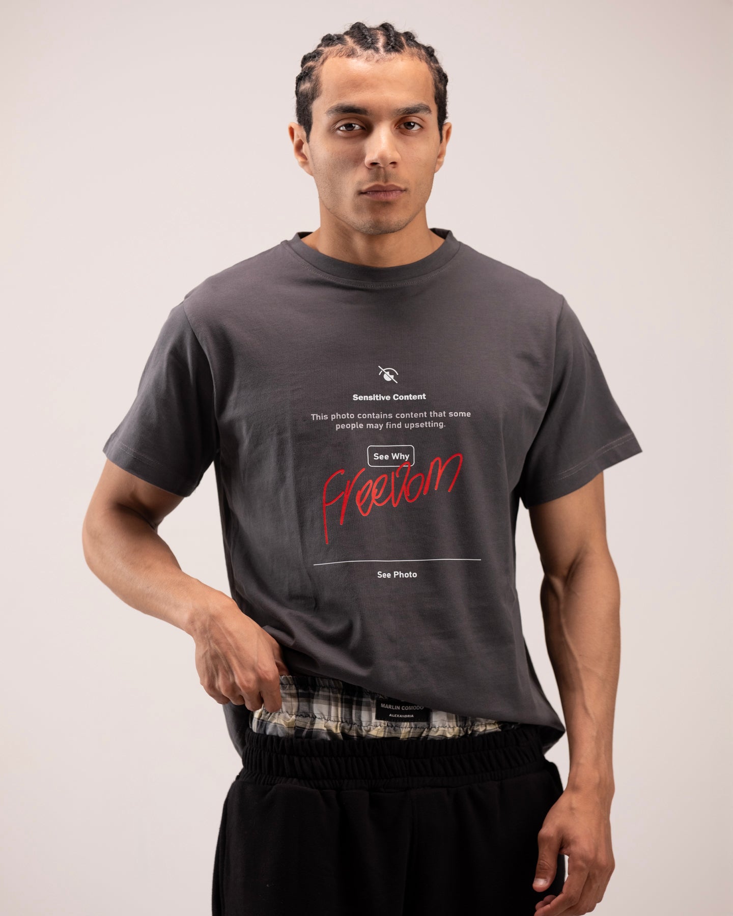 T-Shirt With freedom print