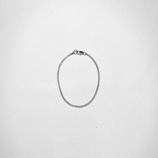 Silver chain bracelet