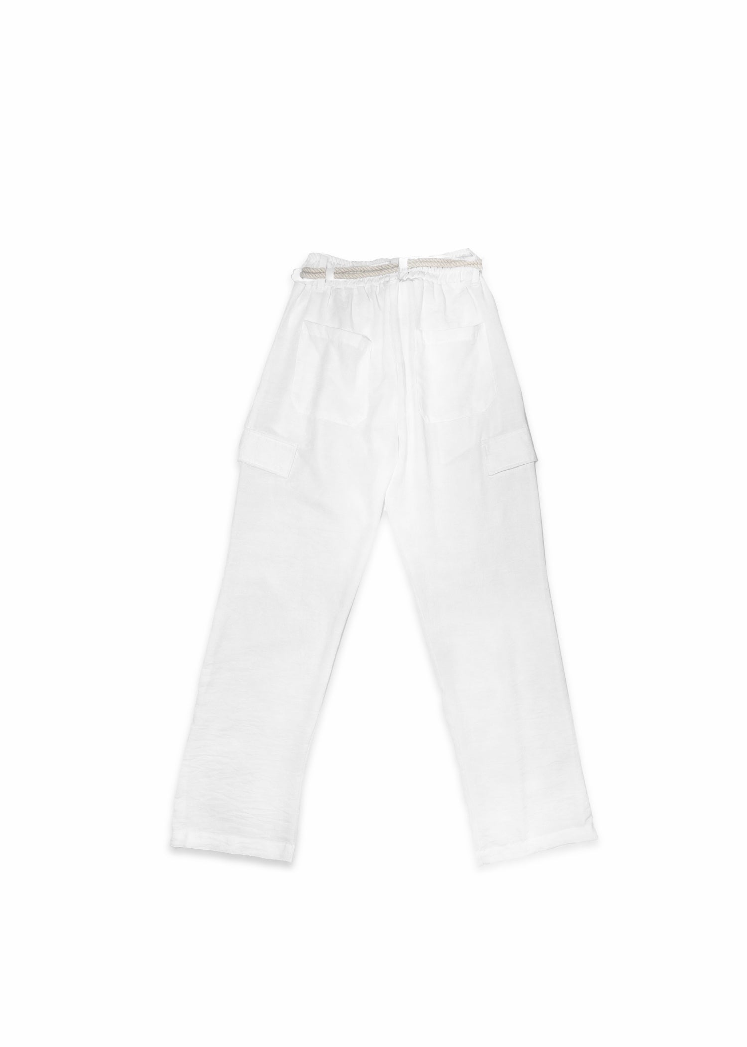 White Linen Trousers