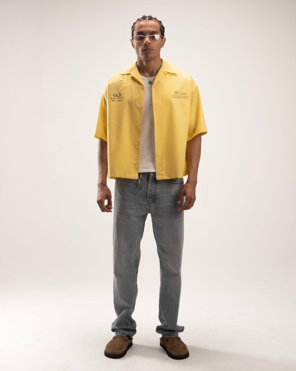 Boxy fit Shirt in yellow