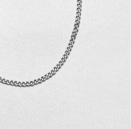 Silver chain bracelet