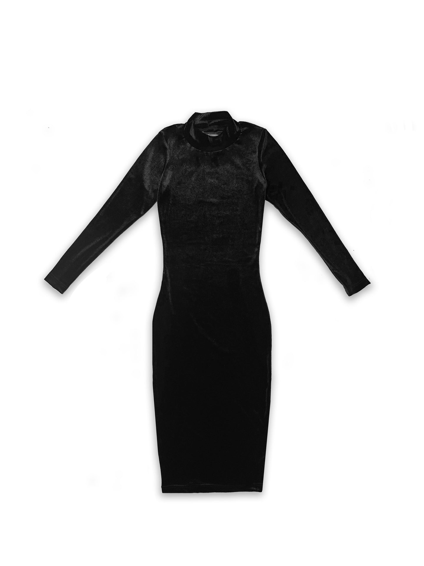 Midi dress made of French velvet