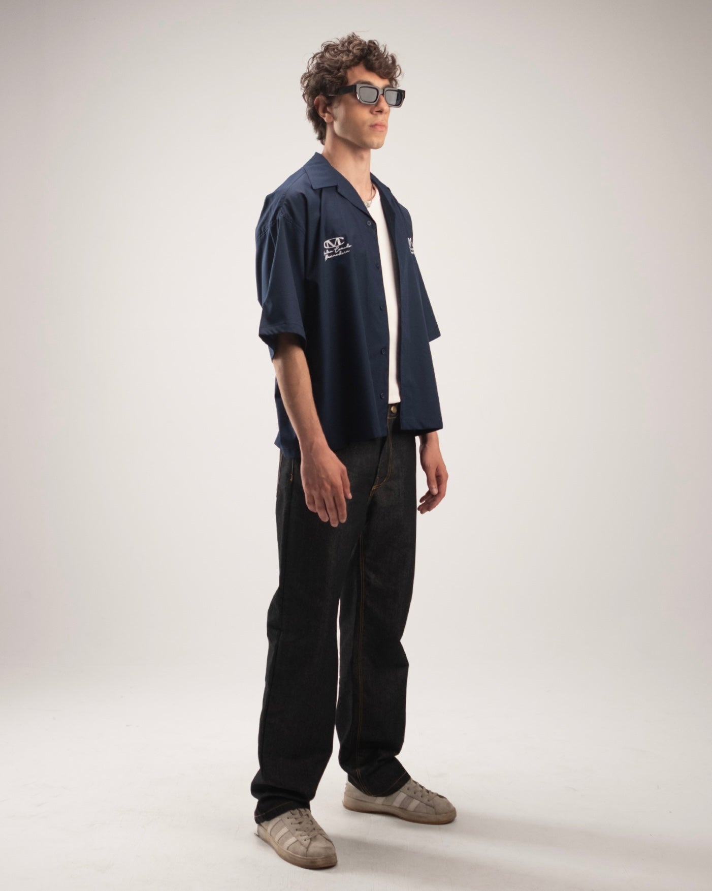 Boxy fit Shirt in Navy