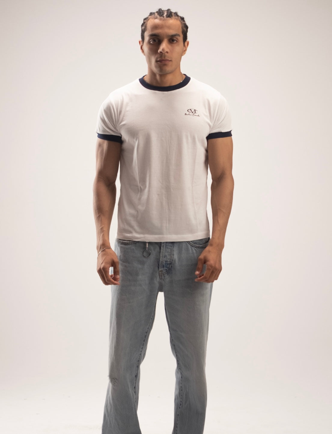 トップス herlipto Urban Basic Ringer Tee navy herlipto Urban Basic Ringer Tee - メルカリ