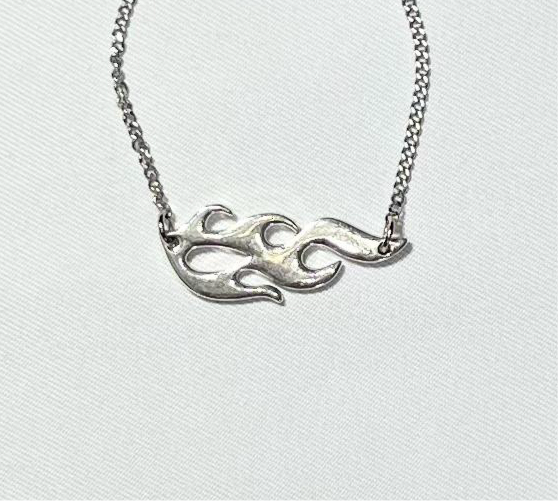 Fire pendant bracelet