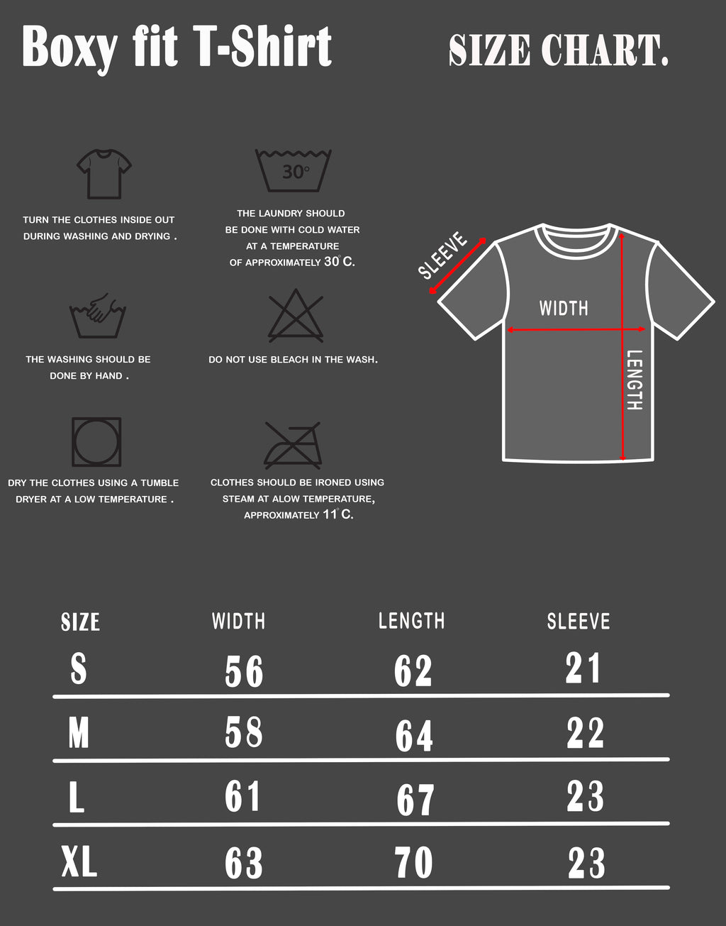Boxy fit T-Shirt In Gray
